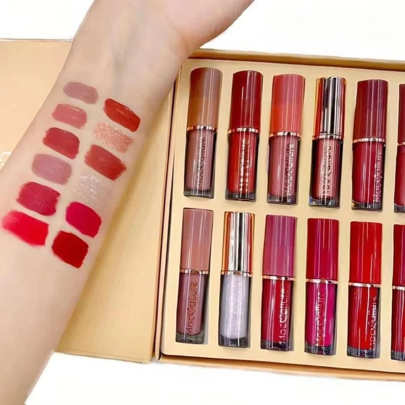 12 Pcs Matte Liquid Lipstick Set