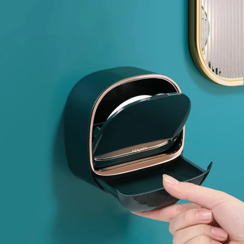 Soap Holder with Lid and Drainage Tray